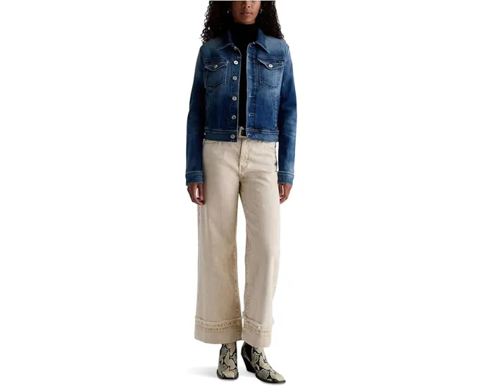 Джинсовая куртка AG Jeans Robyn Fitted с облегающим кроем