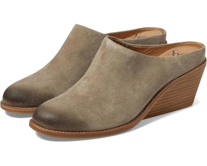 Сандалии Sofft Nicki из мягкой итальянской кожи с клиновидным каблуком