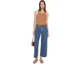 Джинсы Saige Mid-Rise Wide Leg Crop AG Jeans мальбек