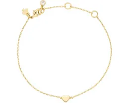 Браслет Kate Spade с мини-сердечком и камнями из кубического циркония