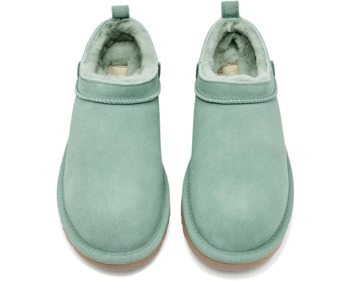 Угги UGG Classic Micro из натуральной замши с подкладкой из овчины и подошвой из сахарного тростника