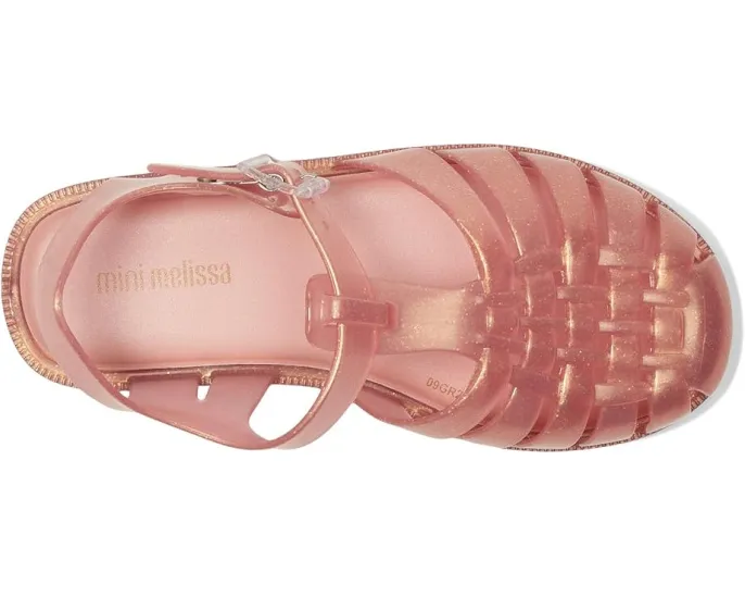 Детские блестящие сандалии Mini Melissa Possession Shiny с блестками