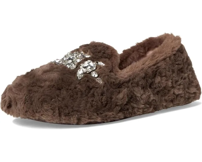 Тапочки-лоферы Free People Slumber Party с стразами и искусственным мехом