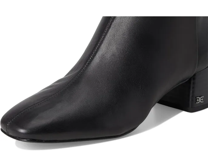 Ботильоны Sam Edelman Paige с квадратным носком и молнией сбоку