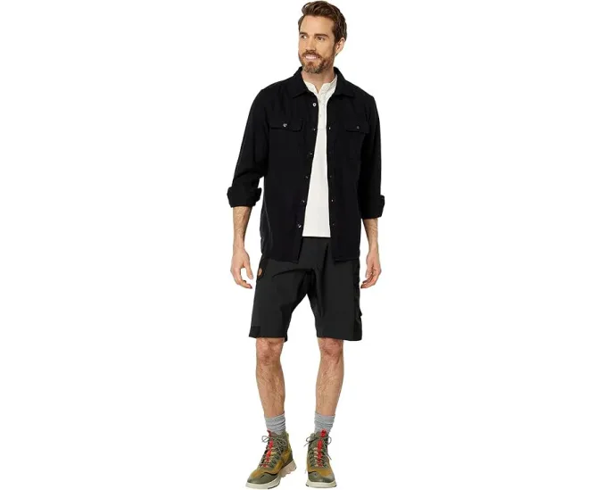 Технические шорты Fjällräven Abisco Short для треккинга с карманами и тканью G-1000