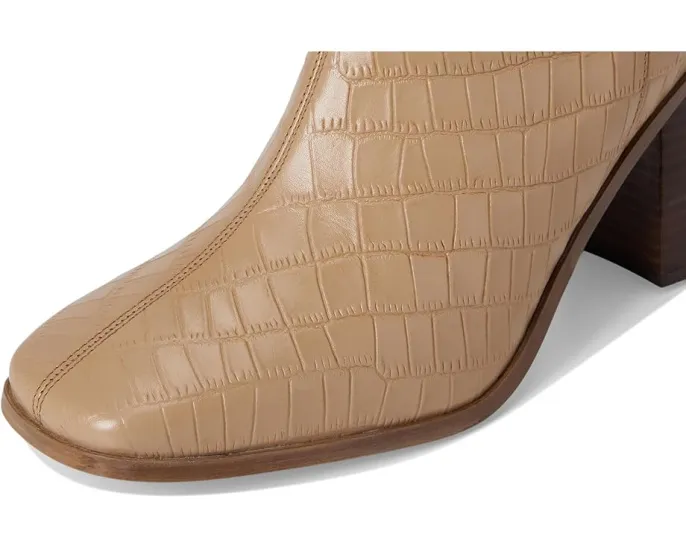 Ботильоны Journee Collection Tamori Extra Wide Calf с квадратным носком и широким голенищем