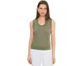 Varley топ Aldcroft Stitch Knit Tank трикотажный зеленый