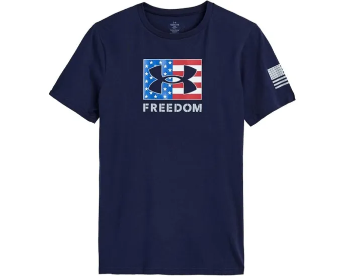 Футболка Freedom Big Logo с коротким рукавом для детей от Under Armour
