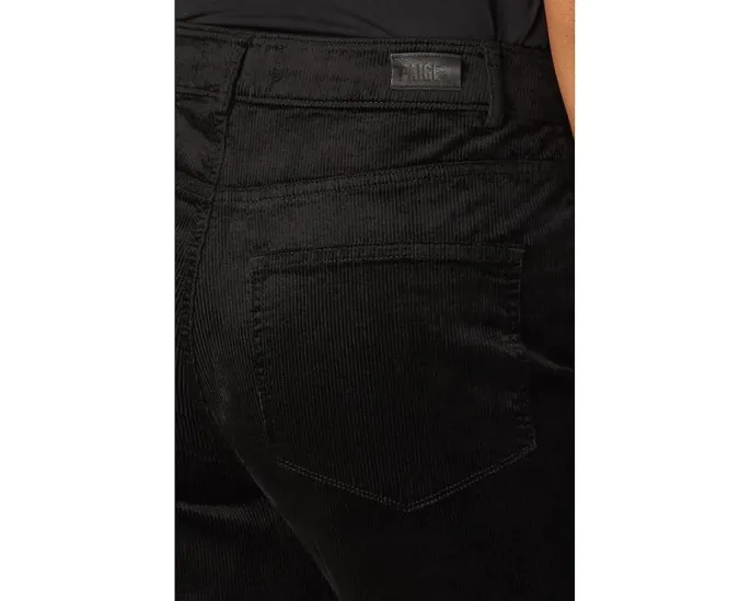 Брюки Paige Harper Ankle из вельветового велюра черного цвета