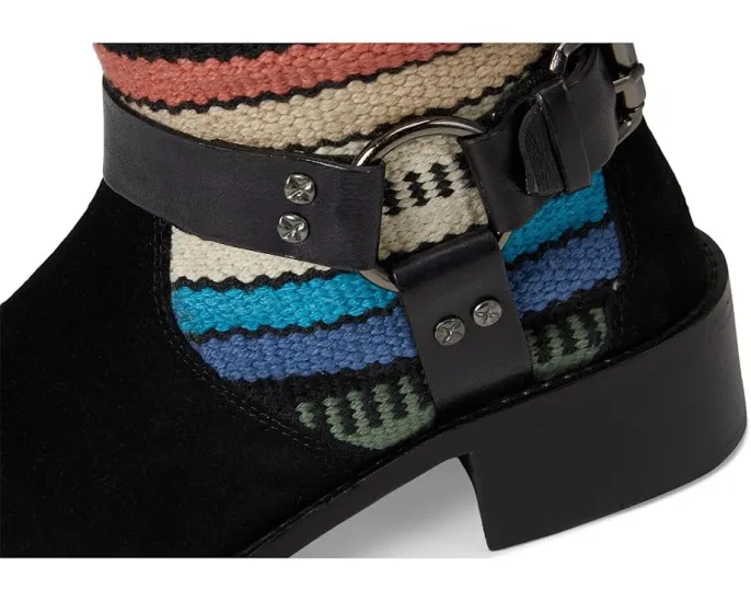 Высокие сапоги Seychelles Willie из замши с принтом и широким каблуком