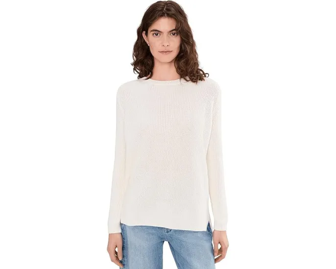 Свитер Emma Crewneck Shaker с круглой горловиной и длинными рукавами от 525 america