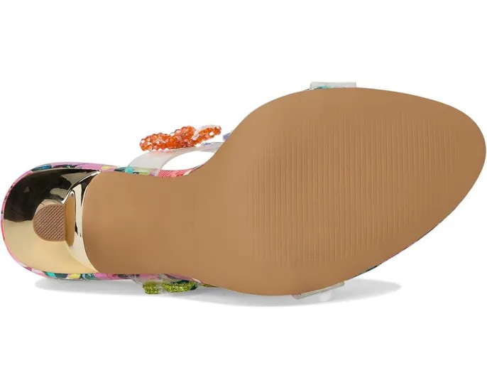 Туфли-мюли Blue by Betsey Johnson Goldiee на шпильке с цветочным декором