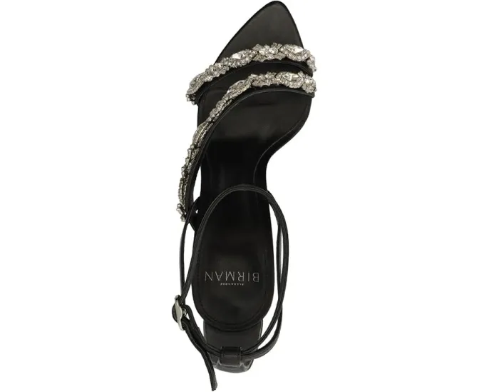 Босоножки Alexandre Birman Aurora Crystal Sandal 100 на высоком каблуке с кристаллами