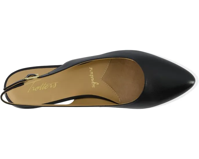 Балетки Trotters Evelyn с острым носком и регулируемым ремешком