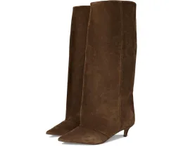Ботинки Steve Madden Luca из замши до икры с низким каблуком