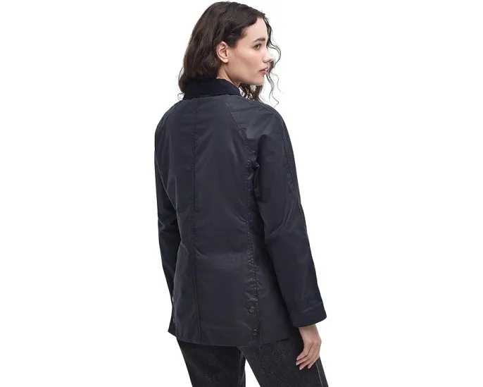 Barbour Beadnell Wax куртка из вощеного хлопка с карманами для рук