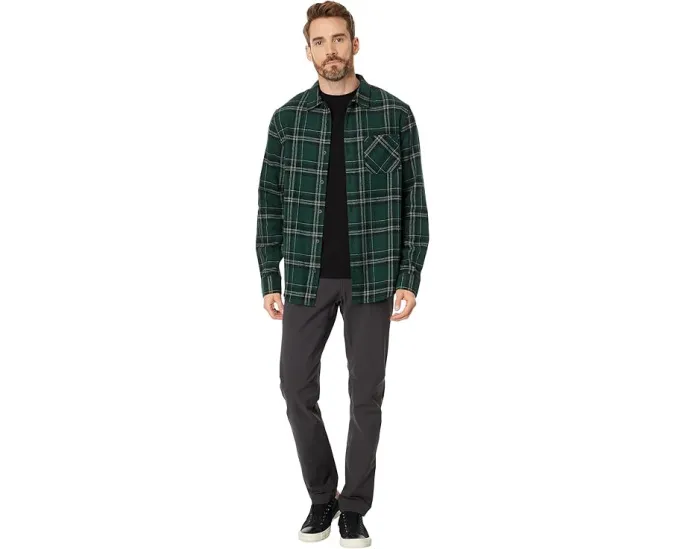 Фланелевая рубашка Oakley Podium Plaid с длинным рукавом и накладными карманами