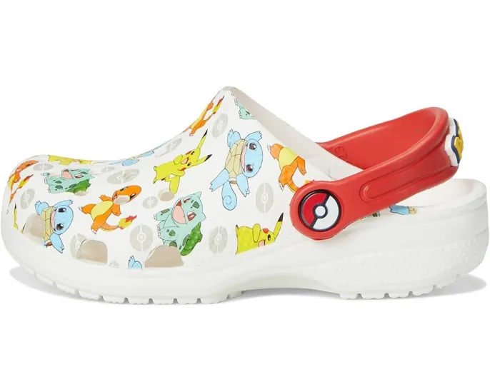 Детские кроксы Crocs Classic Pokemon с рисунком
