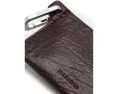 Кардхолдер Hex Grain AllSaints с карабином из кожи