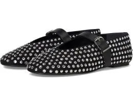 Балетки Schutz Eiza Glam с декоративными шипами на замшевом верхе и стелькой EVA