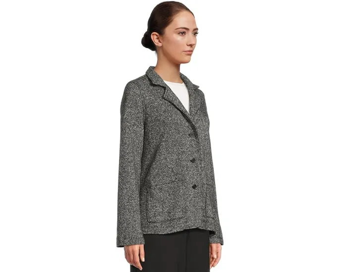 Куртка Eileen Fisher со стойкой и двухсторонней молнией