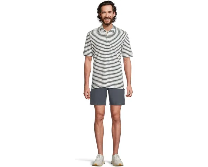 Пило-футболка Faherty Sunwashed из органического хлопка с расслабленным кроем