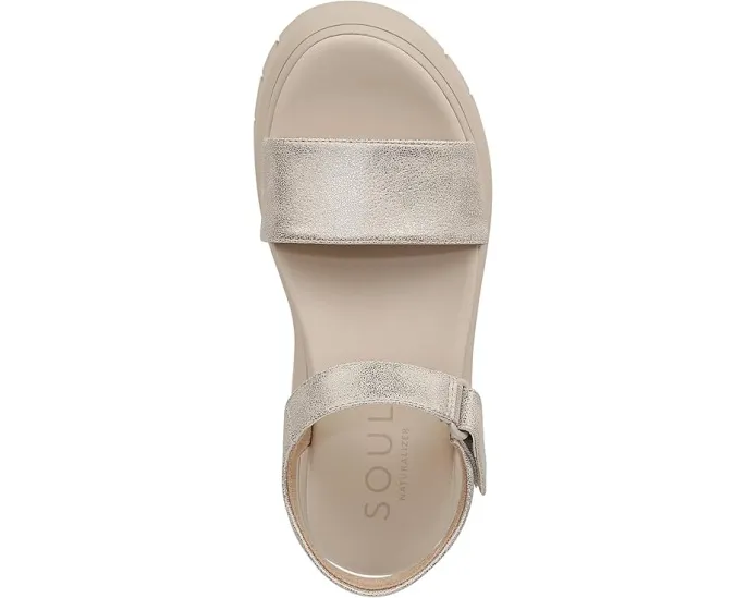 Сандалии Poppi на платформе с ремешком на щиколотке и технологией SoulContour