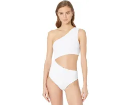 Цельный купальник Celine с асимметричным вырезом и вырезами по бокам Beach Riot