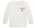 Футболка Polo Ralph Lauren Kids с длинным рукавом и принтом для младенцев