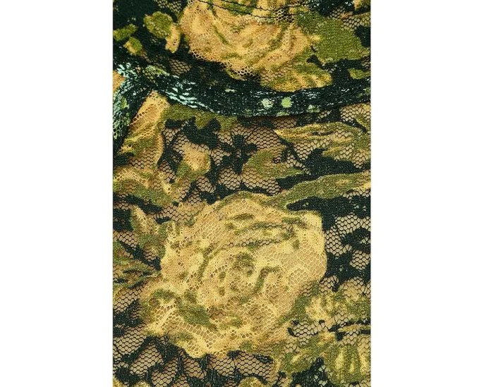 Топ Free People Lyric с длинным рукавом и принтом воротником стойкой