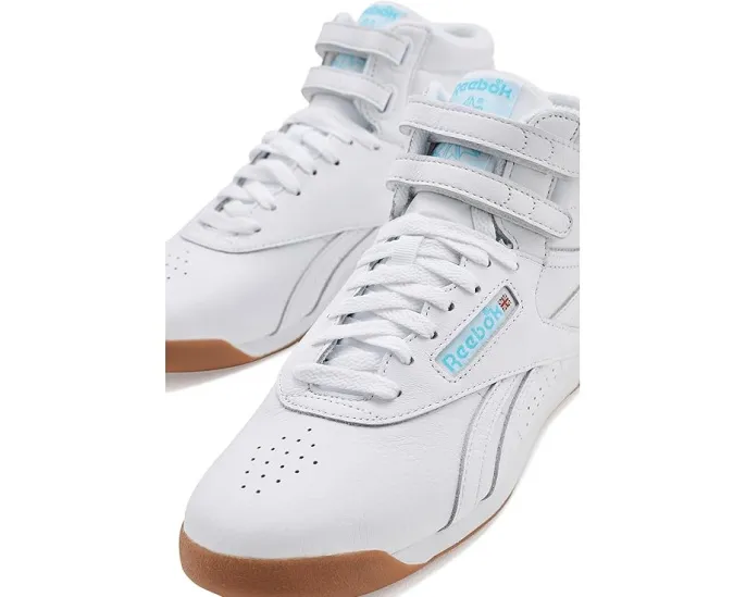 Кроссовки Freestyle Hi Reebok синие с белым