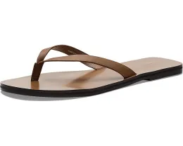 Сандалии Greene Thong Slide от Madewell с кожаным верхом и открытым носком