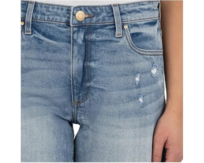 Шорты KUT from the Kloth Hailey с высокой посадкой и рваным краем