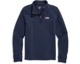 Vineyard Vines Kids Толстовка Surf Terry Shep с высоким воротником и молнией