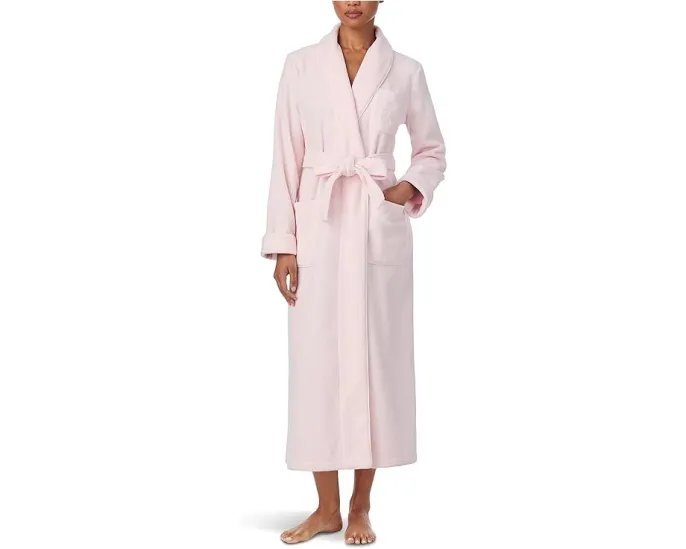 Халат Dalton Fleece из переработанного полиэстера Lauren Ralph Lauren розовый