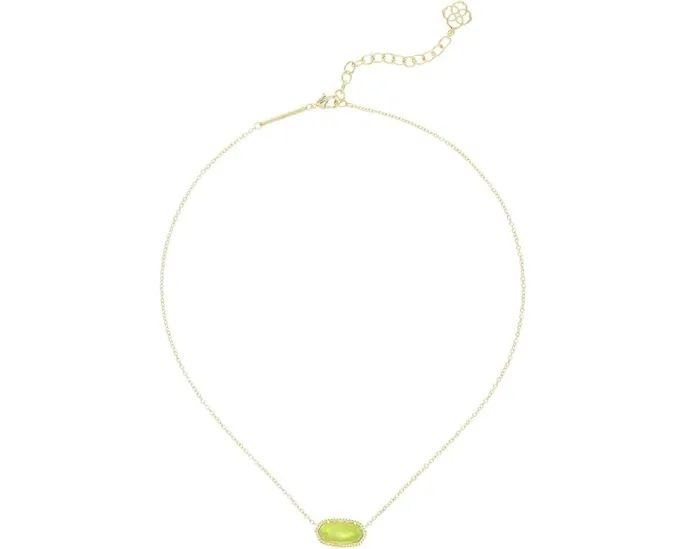 Кулон Kendra Scott Elisa с камнем на регулируемой цепочке