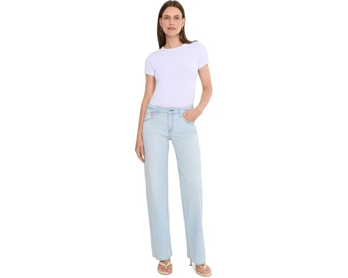 Джинсы DAZE Keeper Low Rise Straight In All Out заниженная талия светлые