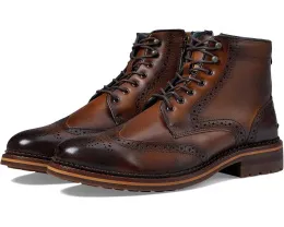 Johnston & Murphy ботинки Connelly Wing Tip с кожаным верхом и стелькой из овчины