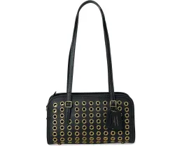 Сумка Swing Zip с люверсами COACH из перчаточной кожи