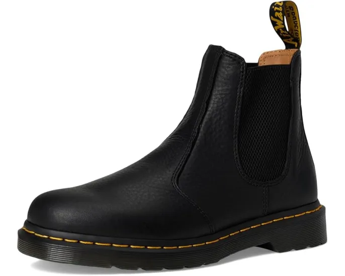 Кожаные челси Dr. Martens 2976 с классической петлей AirWair и подошвой Goodyear welt