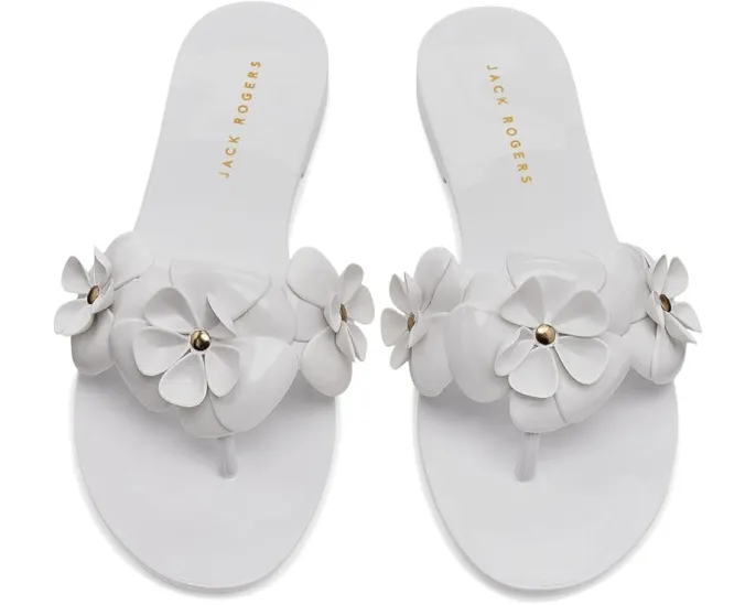 Jack Rogers Сандалии Amelia Flower Jelly с цветочным декором