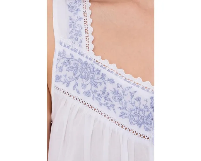 Балетное платье Eileen West без рукавов из хлопкового батиста