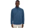 Толстовка Tommy Bahama Palm Pro Half Zip с вафельной тканью и защитой от ультрафиолета