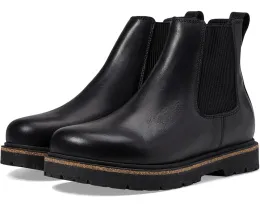 Ботинки Birkenstock Highwood Slip-On Deep Blue из замши с пробковой стелькой