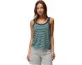 Prana Топ Cozy Up Scoop с круглым вырезом и риббингом из конопли