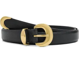 Широкий кожаный ремень Madewell Lucie с массивной пряжкой