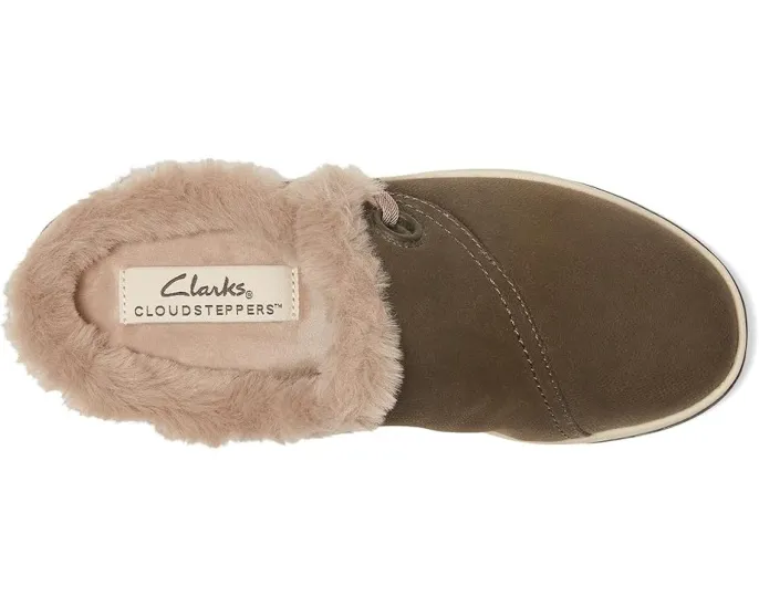 Клоги Clarks Breeze Myth с искусственным мехом и подошвой Cloudsteppers