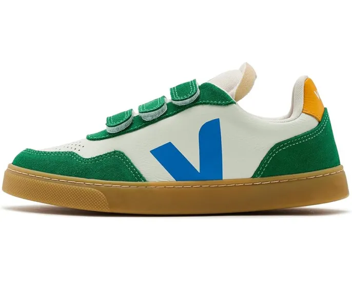 Кроссовки VEJA Kids Small V-90 на липучке с кожаным верхом