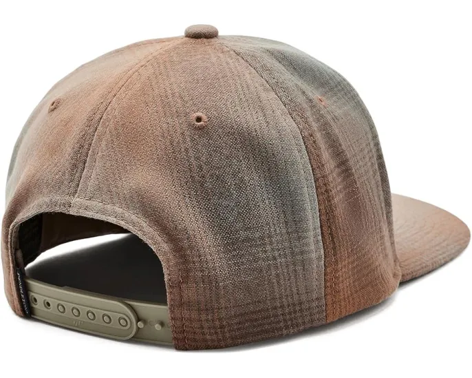 Plaid Flat Brim Hat