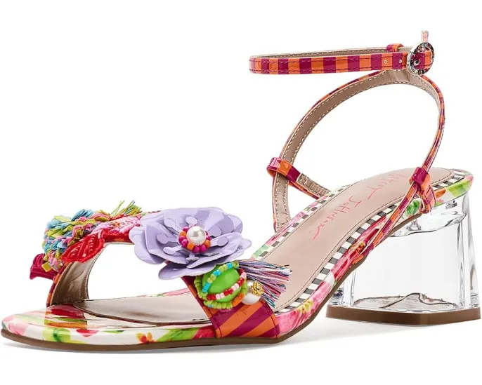 Сандалии Merrily от Blue by Betsey Johnson с прозрачным каблуком и ремешком на щиколотке